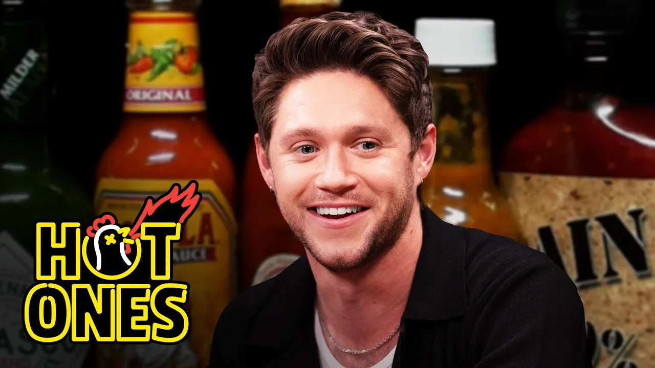 Niall Horan Gets the Shakes While Eating Spicy Wings   Hot Ones