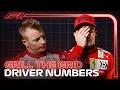 Grill The Grid 2021 Driver Numbers