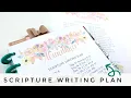 October Scripture Writing Plan Free Printable Resource Faith Journal Happy Planner