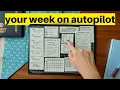 This One Page Will Organize Your Entire Week