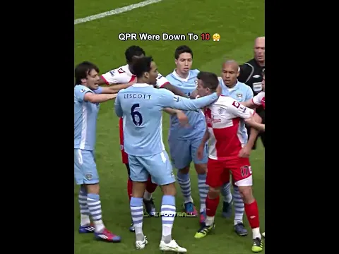 Manchester City Vs QPR Incident🤫🥶 #shorts #football #soccer