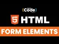 HTML Form Elements Tutorial Form Elements in HTML HTML Tutorial For Beginners SimpliCode
