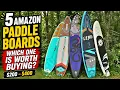 5 Amazon Paddle Boards Compared 2026 Which SUP Is Actually Worth Buying