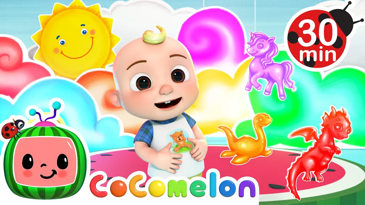 Jello Color Dance Party + More Nursery Rhymes & Kids Songs - CoComelon