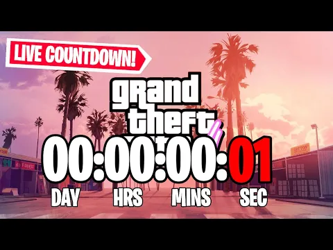 Download MP3 GTA 6 ANNOUNCEMENT COUNTDOWN LIVE🔴 24/7 & (GTA 6 Release Date) (GTA 6 Trailer!)