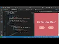Do You Love Me How to Make an Unclickable Button Using HTML CSS JavaScript Codewith - kuldip