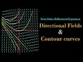 Easiest way to draw Directional Field Contour Curves Geometry of 1st Differential Equations