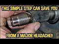 CV Axle Installation Removal Tips To Save You Major Aggravation