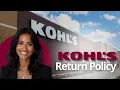 Kohl s Return and Refund Policy Explained How To Return Items On Kohl s