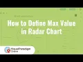 How to Define Max Value in Radar Chart