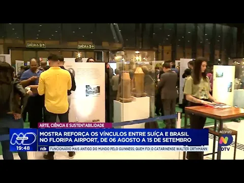 Floripa Airport recebe exposição internacional: arte e ciência em foco até 15 de setembro