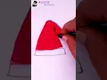 How to draw Santa claus claus cap drawing easy for beginers