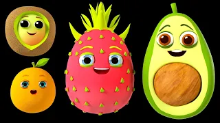 funky fruits baby sensory skidamarink a dink a dink more kids songs and nursery rhymes