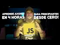 Aprende JavaScript Ahora curso completo desde cero para principiantes