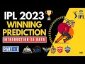 Predict IPL 2023 Winner with Data Analysis - Part