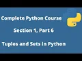 Tuples in Python Section 1 Part 5 Complete Python Course