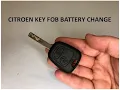 Download Lagu Citroen C1 C2 C3 C5 Saxo Picasso Key Fob Battery Replacement