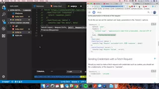 Crash Course - GET and POST requests using fetch