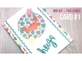 One Kit - Five Cards Doodlebug Design Card 1 Hugs
