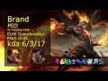 Brand vs Twisted Fate Mid - EUW Grandmaster 17 Patch 10 22 Gameplay