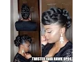 PROTECTIVE STYLE TWISTED FAUX HAWK UPDO