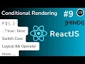 ReactJS Conditional Rendering Made Easy Step-by-Step Tutorial HINDI - Part