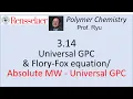 03 14 Universal GPC Flory-Fox equation Absolute molecular weight