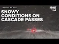 Travelers urged to check WSDOT restrictions amid snow delays over mountain passes