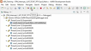 Flashing and Debugging your code with AURIX Development Studio