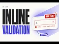 Inline Validation Validate on Blur Not Keystrokes UI Law