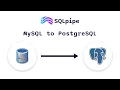 How to use SQLpipe to transfer data from MySQL to PostgreSQL