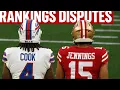 Biggest Draft Ranking Disagreements for 2025 Fantasy Football vs ECR Each Other