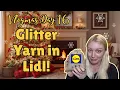 Vlogmas Day 16 | Glitter Sock Yarn Find in Lidl | Cozy Yarn Vlog 🧶