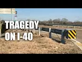 Woman and child die after leap from I-40 overpass