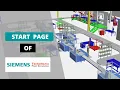 Understanding of Plant Simulation Start Page
