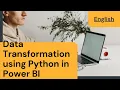 Data transformation using python in Power BI
