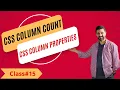 CSS Column Properties CSS Column Count Tutorial in Hindi Class