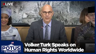 LIVE: U.N. Rights Chief Volker Turk Addresses Country Situations | AC113