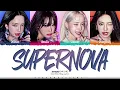 aespa 'Supernova' Lyrics (에스파 Supernova 가사) [Color Coded Han_Rom_Eng] | ShadowByYoongi
