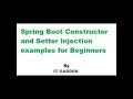 SpringBoot Constructor and Setter injection with Practical example Session 7