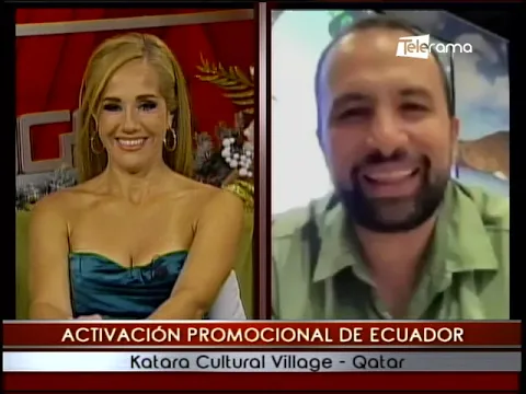 Activación promocional de Ecuador Katara Cultura Village - Qatar