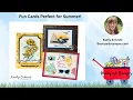 Three Easy Summer Cards Scenic Coast Summer Happiness Gallery Blooms Bundles Stampin Up