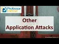 Other Application Attacks - SY0-601 CompTIA Security 1 3
