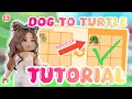 How to trade from a DOG to a TURTLE in Adopt Me Tutorial Ep 1