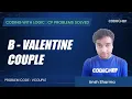 VCOUPLE B - Valentine Couples Coding with Logic CP Problems Solved Cakewalk