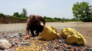 Gold rush in Yakutia (formation of gold streams)