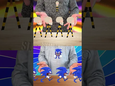 All Size Comparison Sonic vs Railroad Crossings #shorts