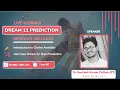 Cricket Analytics Using Python Dream 11 Team Prediction in Machine Learning Satyajit Pattnaik