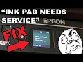 Epson EcoTank Printer Waste Ink Pad Replacement and Ink Counter Reset ET-2550 Procedure How to
