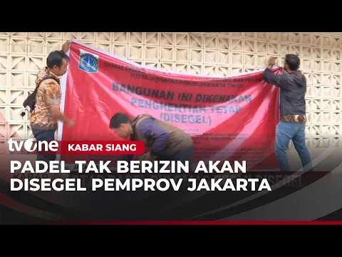 Pemprov Jakarta akan Segel Lapangan Padel Tidak Berizin